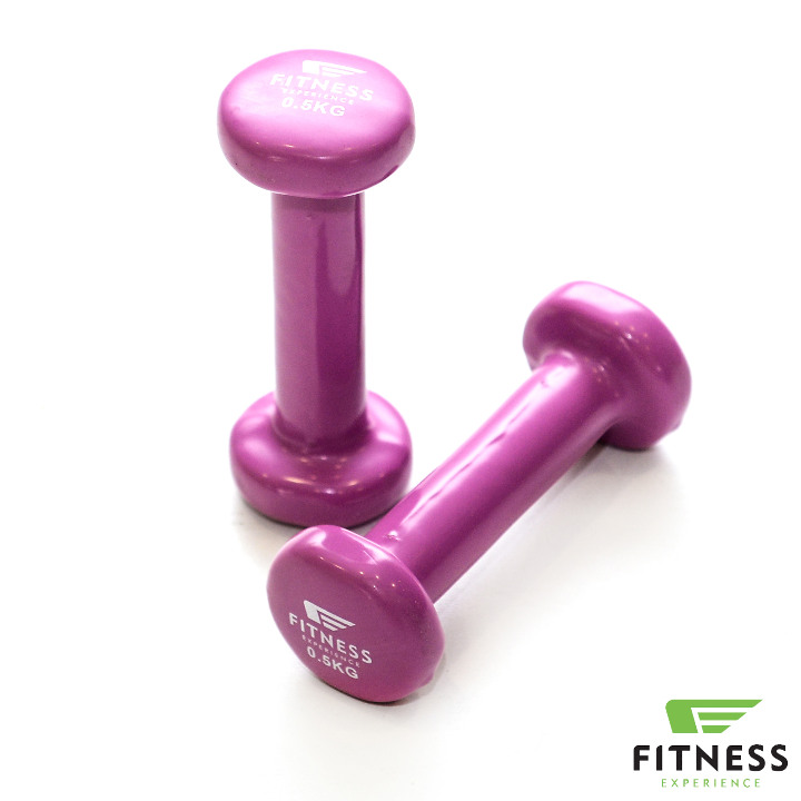 PVC BUČICE FITNESS EXPERIENCE – 2x0,5 KG